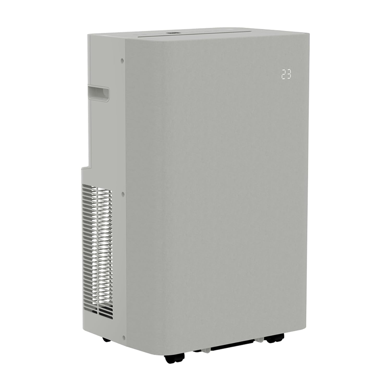 Argo Climatizzatore Portatile Alpha Plus 13000 BTU WiFi con Pompa di Calore | Caldo/Freddo/Deumidificazione, a Basso Impatto Ambientale (Gas Ecologico R290), Frontale in Tessuto, con Kit Finestra, Grigio