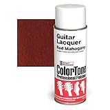 ColorTone Tinted Aerosol Guitar Lacquer, Red Mahogany – Nitrocellulose Spray for Traditional Finishes – Fast-Drying & Durable – Ideal for Touch-Ups & Full Instrument Finishing – 13 oz Can