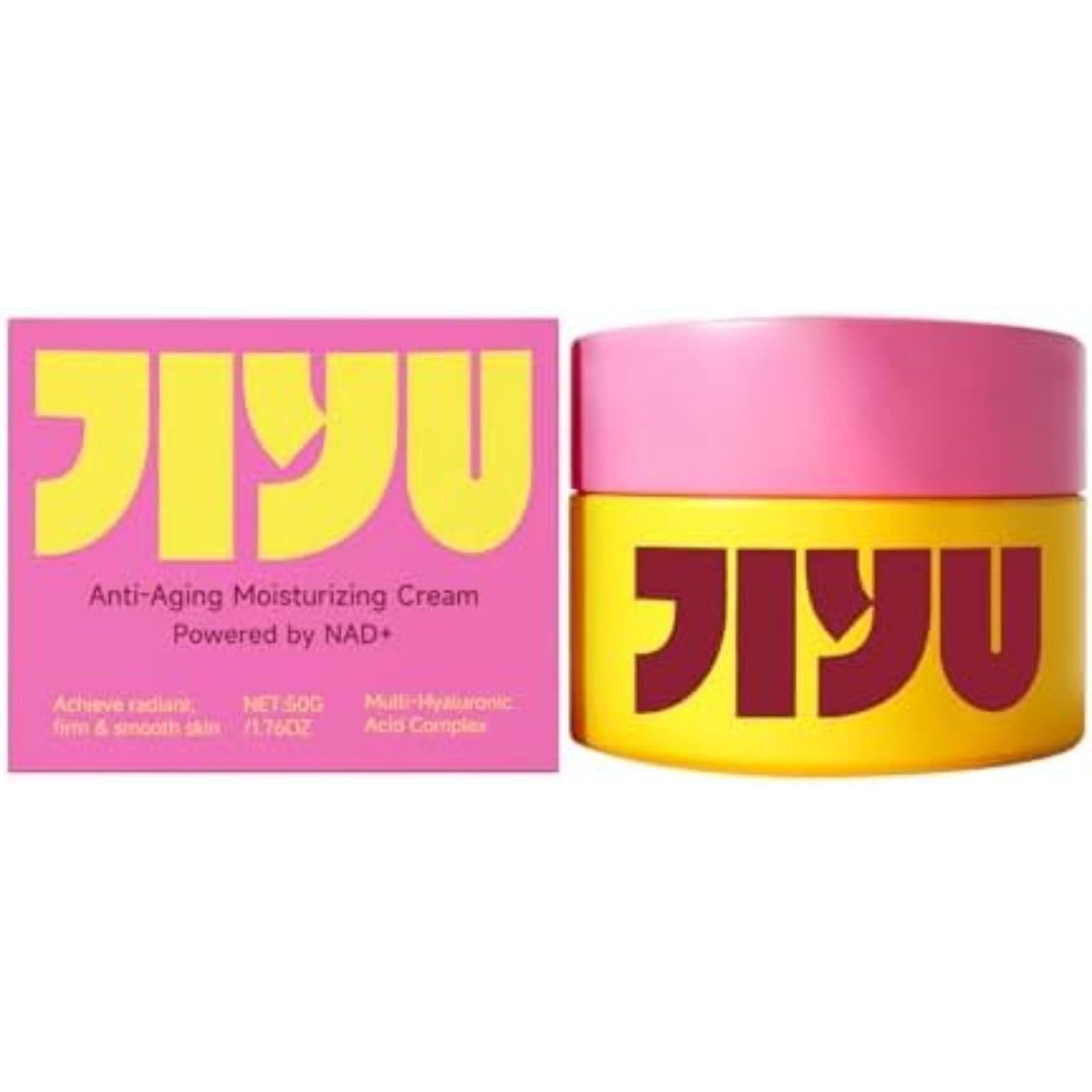 Jiyu Original Anti-Aging Moisturizing Cream,Crema Coreana Antiedad 50ml,Hidrata + Reafirma + Ilumina,Piel Suave Firme Y Radiante,Uso Diario Para Mujer Y Hombre, Todas Las Pieles (1 Jar)