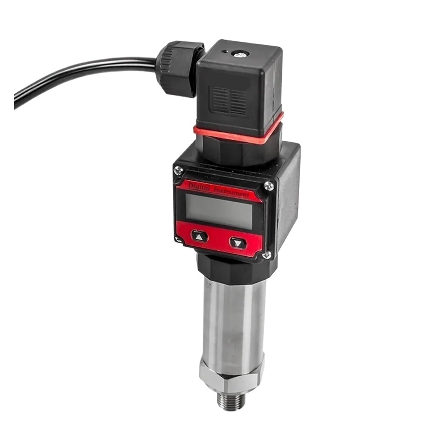 0-2.5Mpa to 4-20mA LCD Pressure Transmitter for Water Oil Gas M20*1.5 10Mpa 60Mpa Digital Display Pressure Sensor Gauge NPT1/4'
