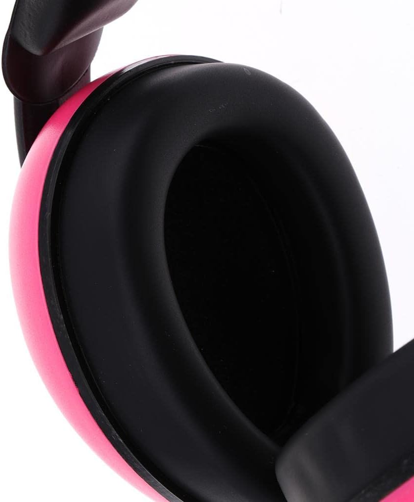 Baby Earmuffs Infant Hearing ion - Adjustable Noise Reduction Headphones for Kids Ages 0-3 Years - Soft Comfortable Ear Defenders for Babies Infants - Special Needs Noise - Rose
