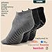 Gripjoy Grip Socks 3-Pack, Non Slip Socks for Yoga, Pilates, Barre, Dance, Enhanced Stability, Machine Washable, Comfortable Cotton Blend, Supports Charitable Causes