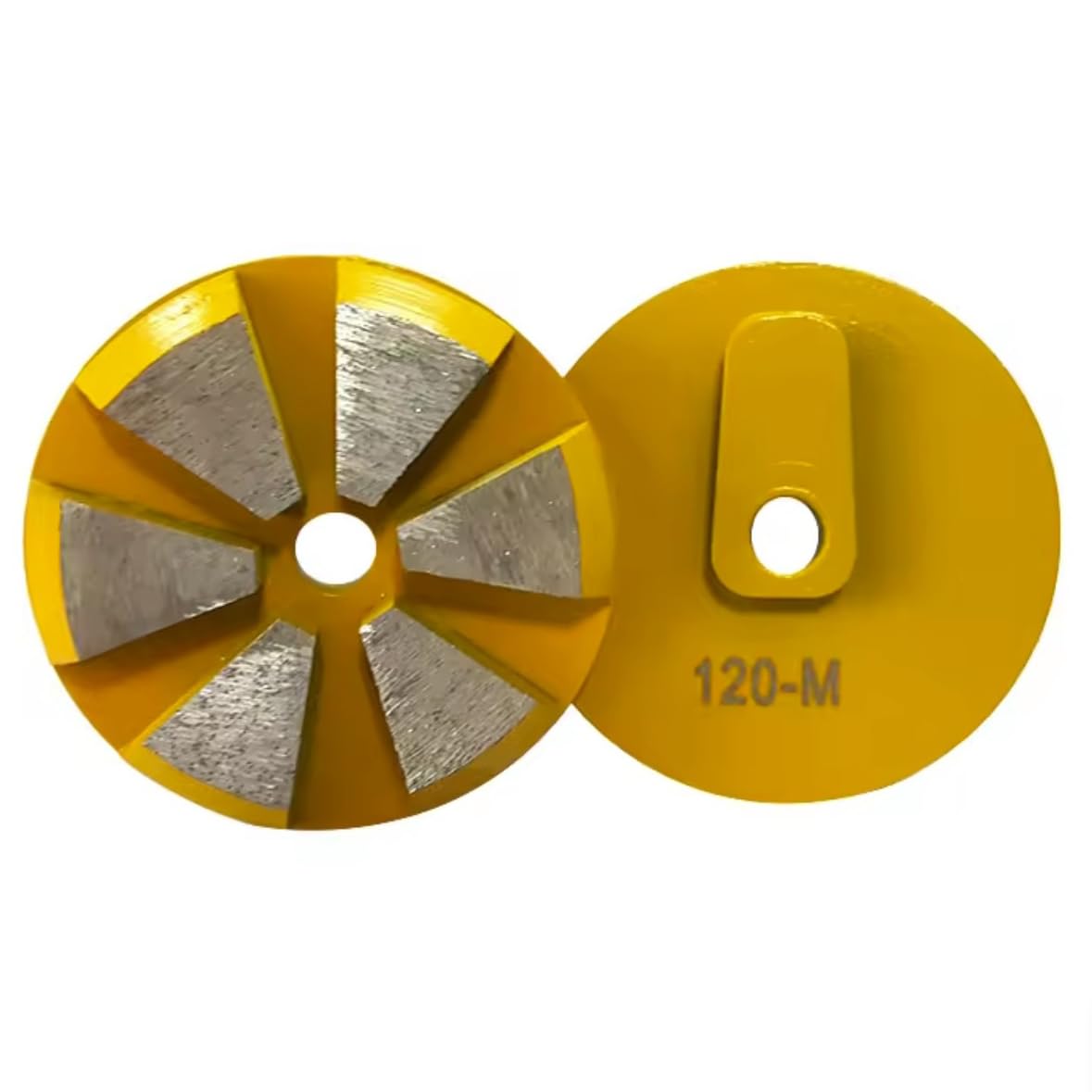 Six Trapezoid Segments 3 Inch Concrete Grinding Disc for Terrco Floor Grinder