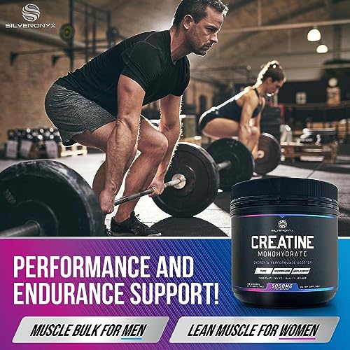 Micronized Creatine Monohydrate Powder - 100% Pure Creatine Micronized 5000Mg Per Serv (5G) Supports Muscle Building & Cellular Energy, Amino Acid Supplement, Gluten Free Keto Friendly - 120 Servings #TOP6