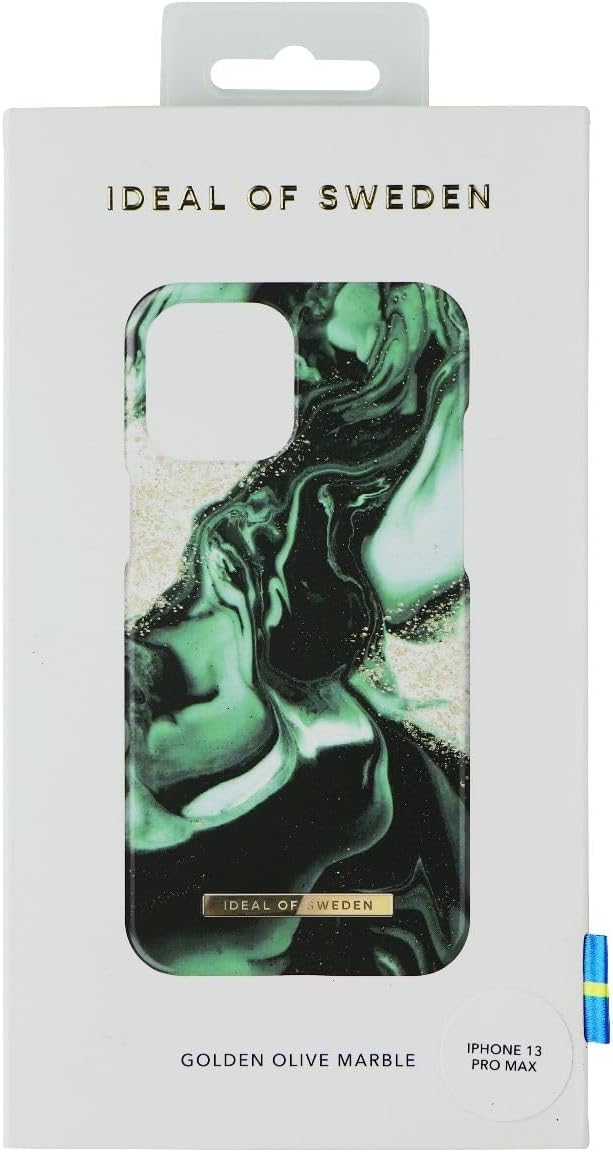 Printed Case for iPhone 13 Pro Max - Golden Olive Marble