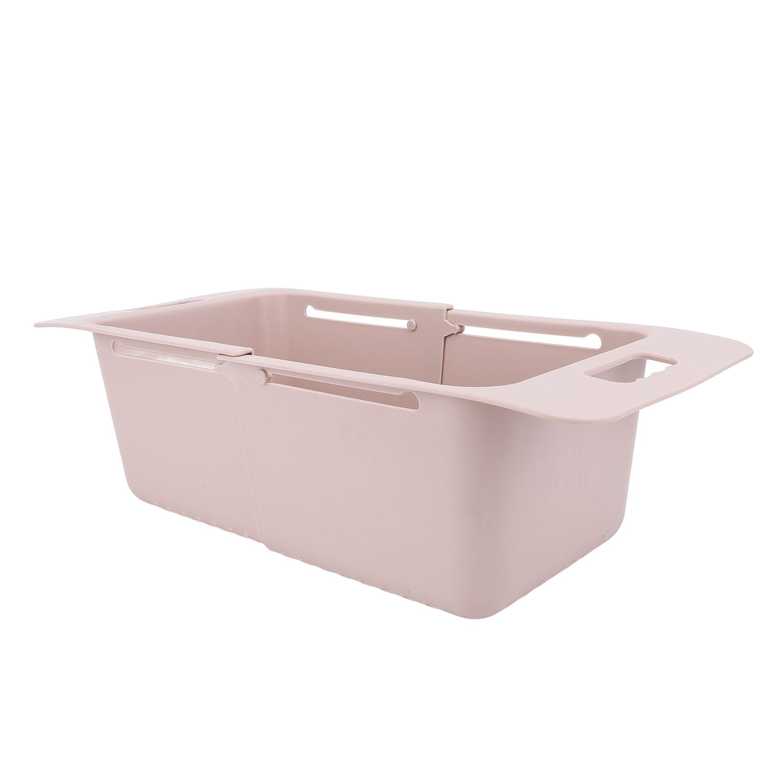 Eujgoov Cestello per Congelatore a Pozzetto, Robusto Organizer Regolabile in Materiale PP per Congelatore, capacità di 15-25 Kg, Ideale per Cucine e Bagni (PINK)