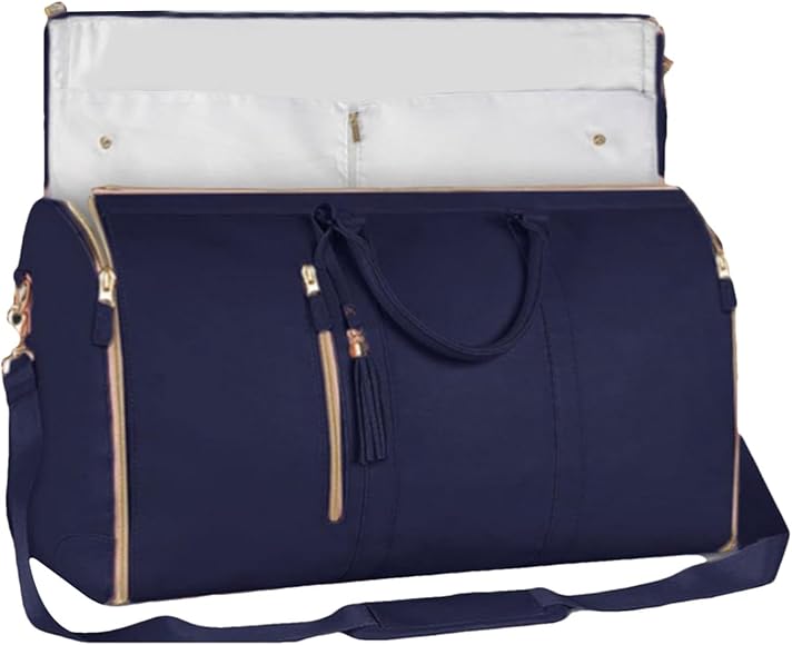 Bolsa de Viaje y Bolsa de Mano - Bolsa de Viaje Convertible, Bolsa de Viaje  para Traje Plegable 2 en 1, con Compartimento para Zapatos, Bolsa de  Transporte de Cuero PU : Amazon.es: Moda