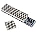MAX7219 32x8 Dot Matrix Module 4 in 1 LED Display Modules for Arduino for Raspberry Pi Microcontroller (Red Light,5 Pin Wire)