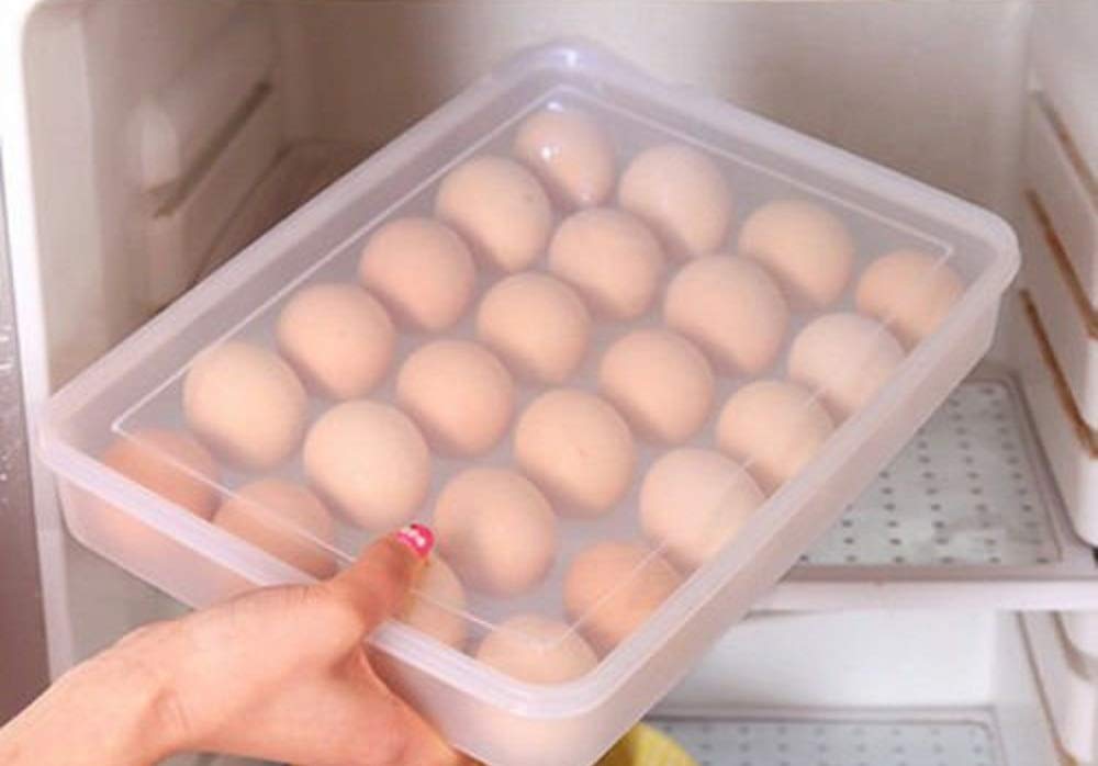 kytaste Egg Container Storage Box with Lid for 2 Dozen (24) Eggs 2