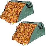 Sumotia 2 PCS Gartensack Laubsack Gartenabfallsack, Hohes Fassungsvermögen...