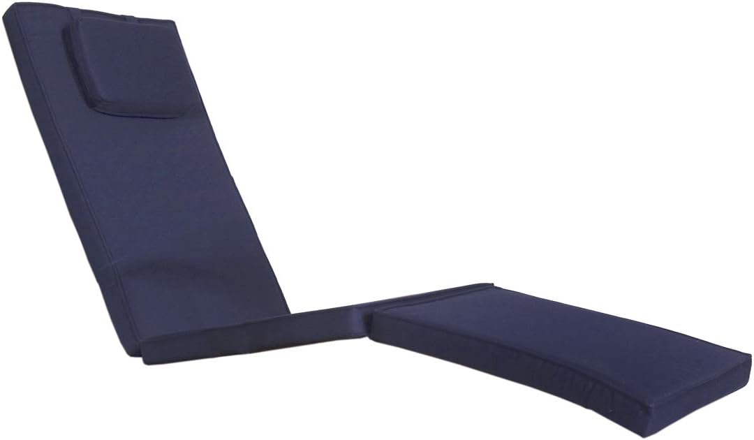 All Things Cedar TC53-B Steamer Chair Cushion, Blue
