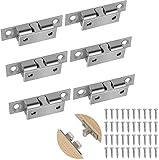 Paquete de 6 bolas dobles para atrapar el armario con doble bola para atrapar la puerta de la captura de los muebles de cocina, puertas de gabinete, armarios y armarios