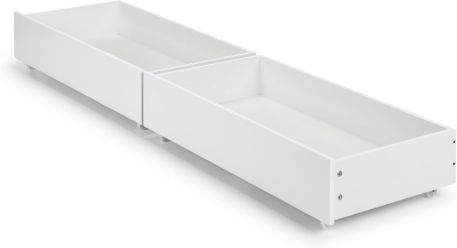 Julian Bowen Manhattan Underbed Drawers - White High Gloss