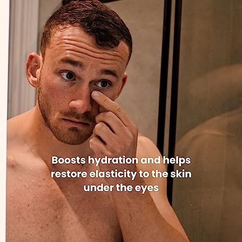ManCave Caffeine & Vitamin E Anti-Fatigue Eye Gel 15ml, Target dark circles and fight against fine lines, Natural Formulation, Vegan Friendly, Rejuvenates Tired Eyes, Made in England - Image 5