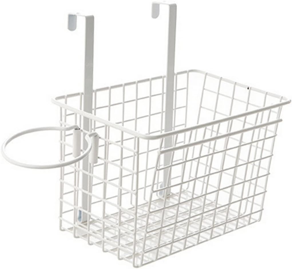 Hair Dryer Holder Rack with Two Hooks, Iron Storage Organizer