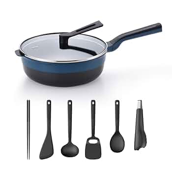 Amazon｜remy レミパンプラス ツール6種セット 24cm (ネイビー