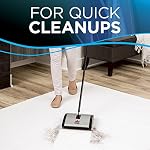 BISSELL 92N0C Natural Sweep Dual Brush Cordless Sweeper, Made of 100% Recycled Plastic and is PVC-Free with Corner Brushes and Durable Design