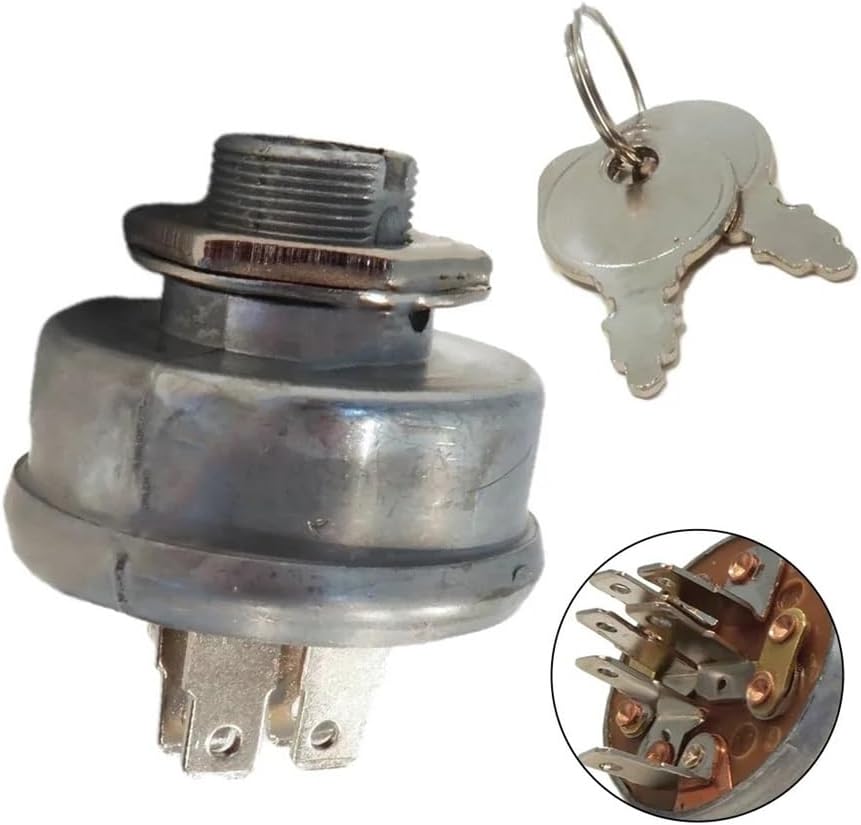 Lawn Mower Ignition Switch with 2 Keys Fit for 725-3163 925-3163 Garden Power Tools Accesoories Household Supplies