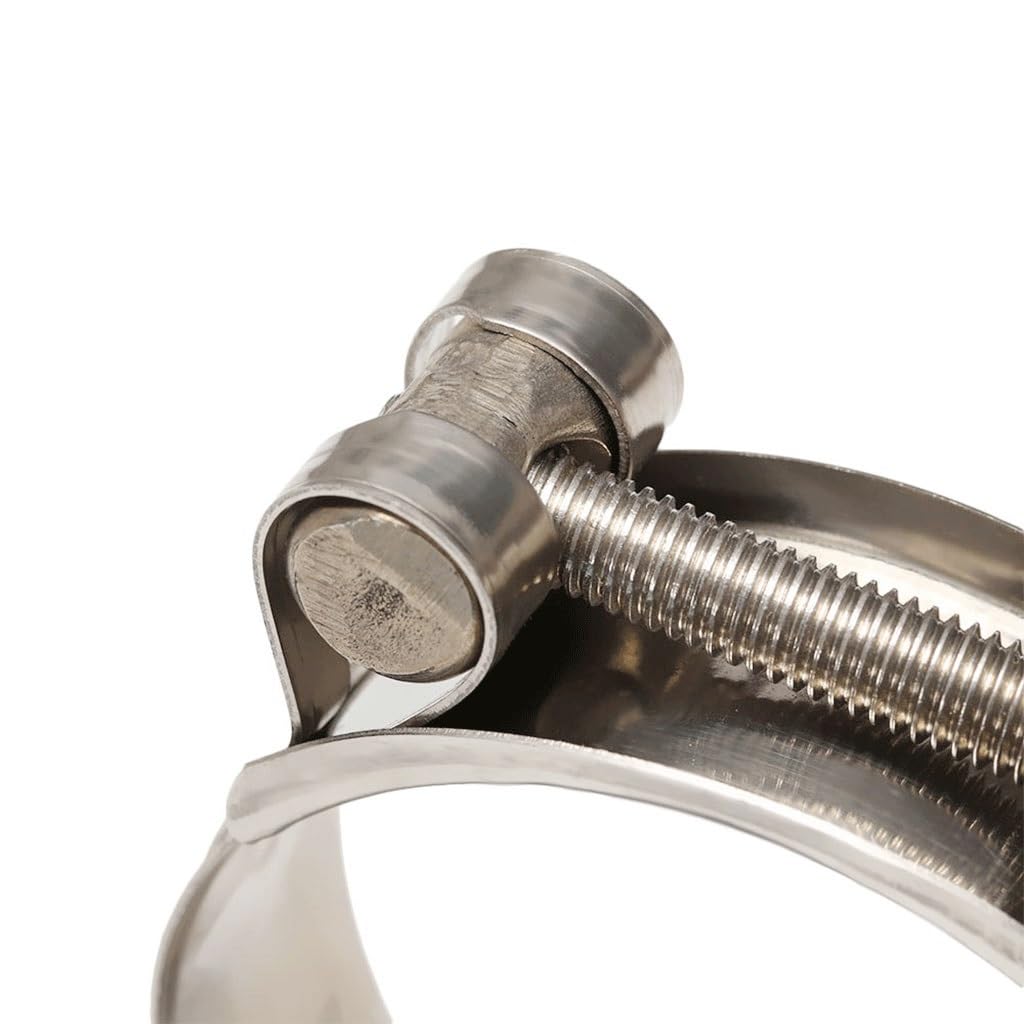 Potenti fascette stringitubo in acciaio inox, 2 morsetti regolabili per tubi del carburante, chiusure antiossidanti durevoli (diametro 20-22 mm)
