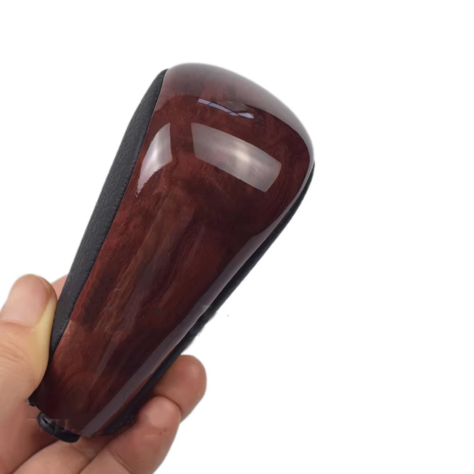 HILLAR Car Gear Stick Knob for Toyota for Land for Cruiser for Prado FJ150 FJ120 2003-2009 Color Automatic Transmission Gear Shift Knob(Wooden-A)