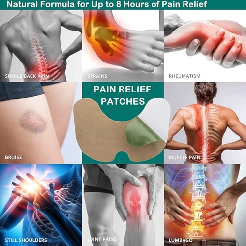 Image of Herbal Knee Pain Relief Patches Arthritis Inflammation Patch Sticker | Instant Relief from Pain | Joint Pain Relief Products Natural Wormwood Extract Patch for Knee (PACK OF -20)