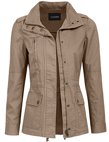 J. LOVNY Women's Versatile Military Anorak Jacket in Various Styles S-3XL