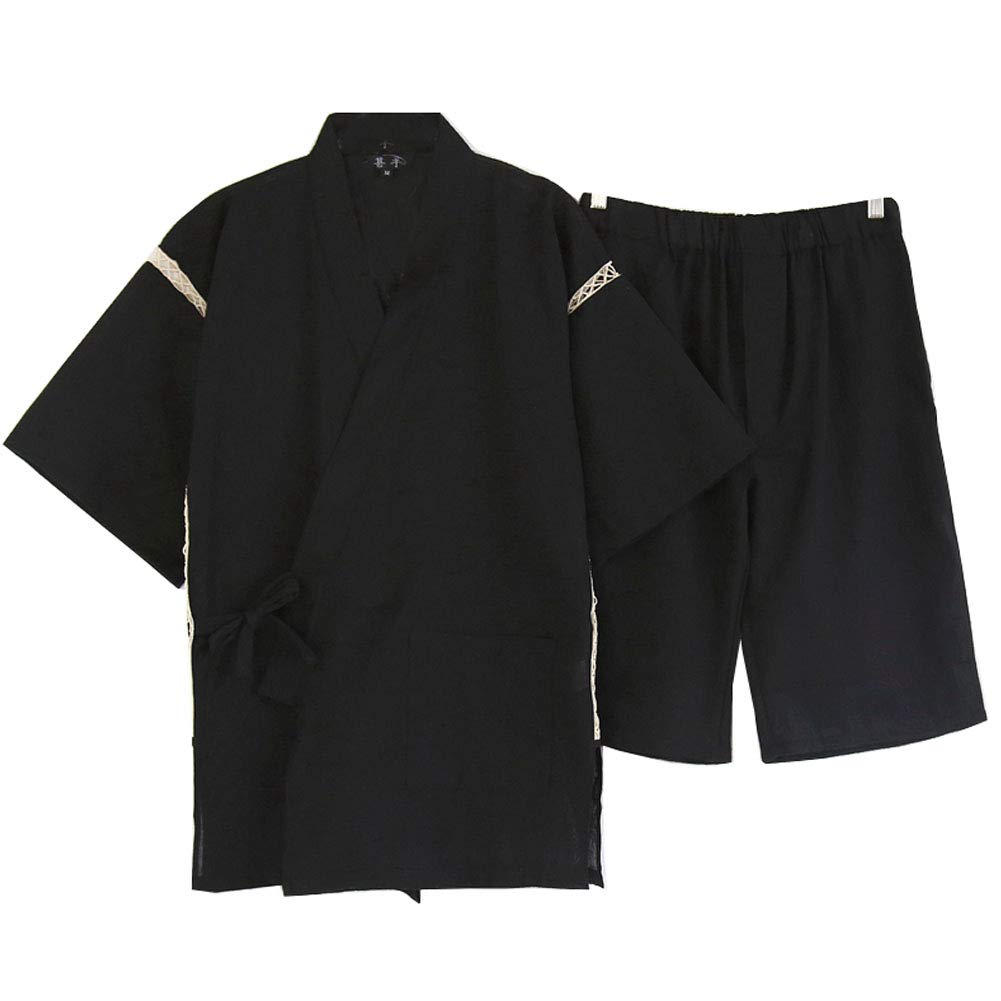 un-brand Japanese Kimono Set Fireworks Festival Yukata Pajamas (Size XL, J1)