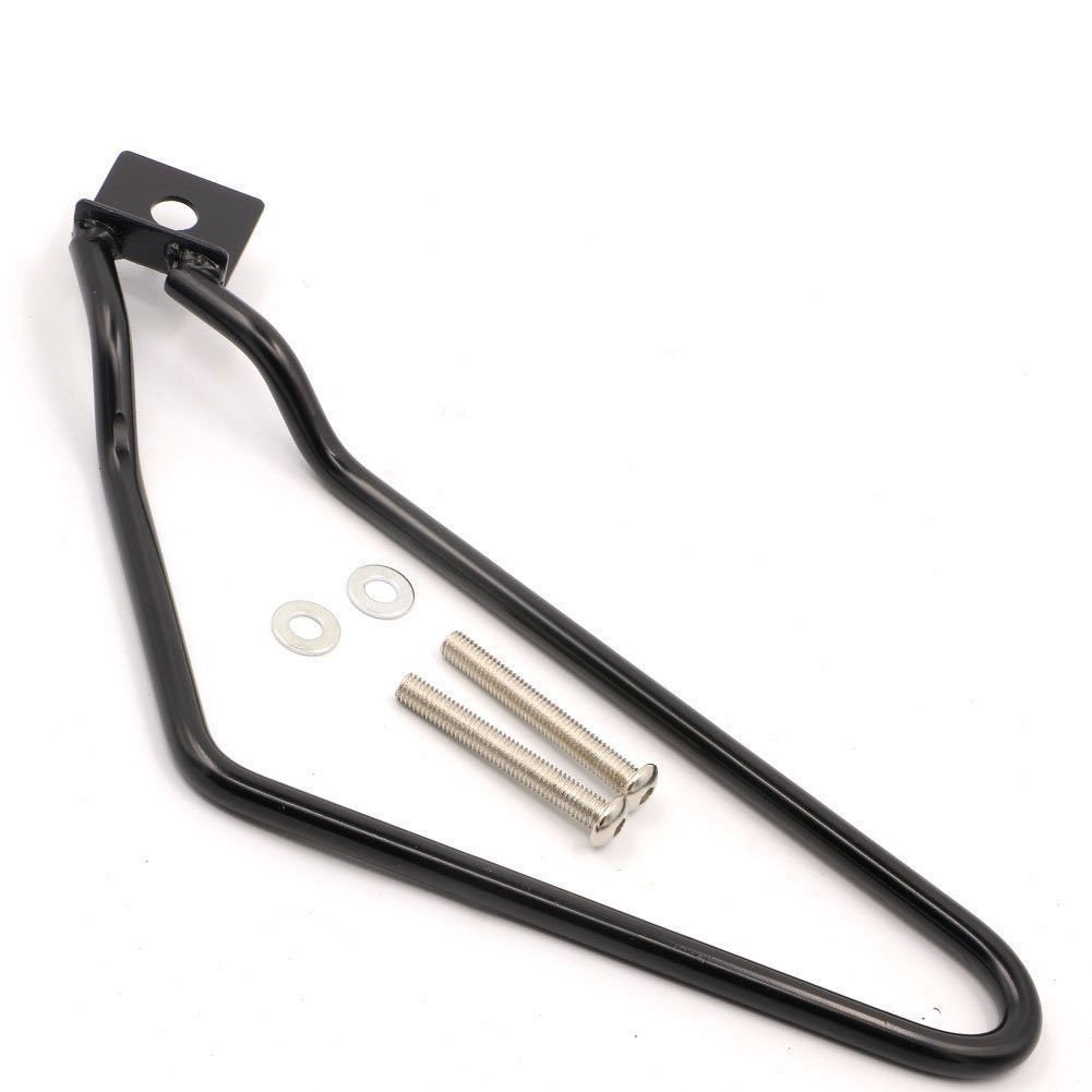 Kit Supporti In Acciaio Nero Per Borse Sellone Harley - Per XL883, XL1200, FXST, FLST