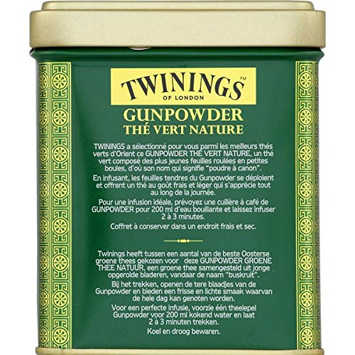 Twinings - Gunpowder Natur 200G - Lot De 3 - cena za partię - szybka dostawa