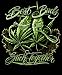Pot Leaf "Best Buds" Regal Comfort Fleece Faux Mink Sherpa Throw Blanket