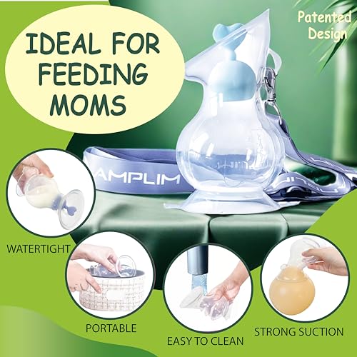 Extractor Manual de Leche con Colector de Silicona 5 oz miniatura 3