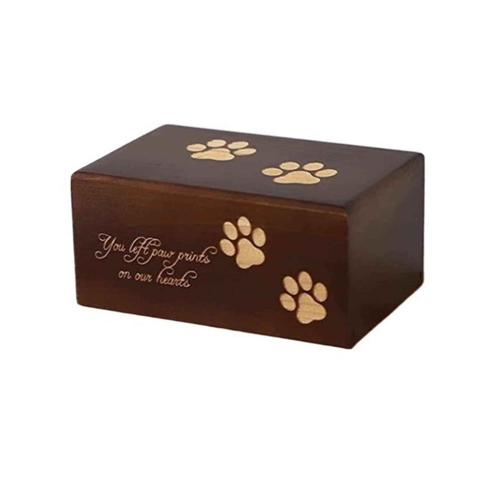 Urn for Ash, Wood Cremation Urn For Human Ashes Burial Boxes And Casket For Adult Funeral Wooden Human Ashes Container