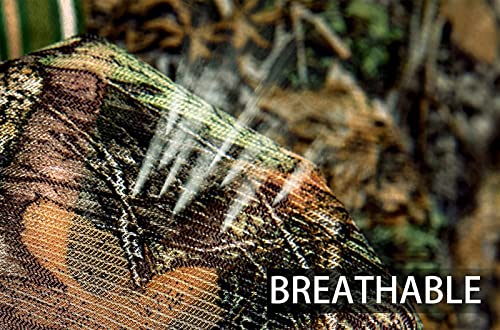 Ginsco 3D Leaf Woodland Ghillie Suit Camouflage Clothing Camo Outfit Xs/S For Jungle Hunting, Military Game, Sniper Costume,Wildlife Photography #TOP5