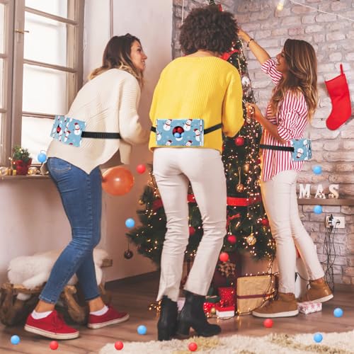 Shyyween 4 Set Juegos Fiesta Navidad con 4 Cajas y 80 Bolas miniatura 5