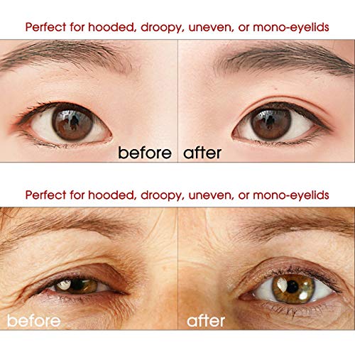 Ultra Invisible Double Eyelid Tapes Lift Stickers - Instant Eye Lift Without Surgery, Medical Grade Latex Free Hypoallergenic Fiber, Perfect for Saggy, Hooded, Droopy, Uneven, Mono-eyelids