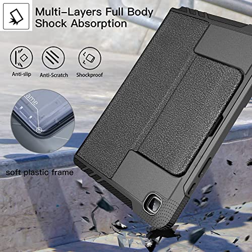 Ztotop Case For Samsung Galaxy Tab A7 10.4 Inch Tablet 2020 (Sm-T500/505/507),[6 Magnetic Stand Angles] Heavy Duty Highly Protective & Shock Absorption Cover With Auto Wake/Sleep, Black #TOP4