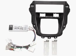 Beat-Sonic AOK-02 Navigation Mounting Kit components including the mounting frame, wiring harness, and control module.