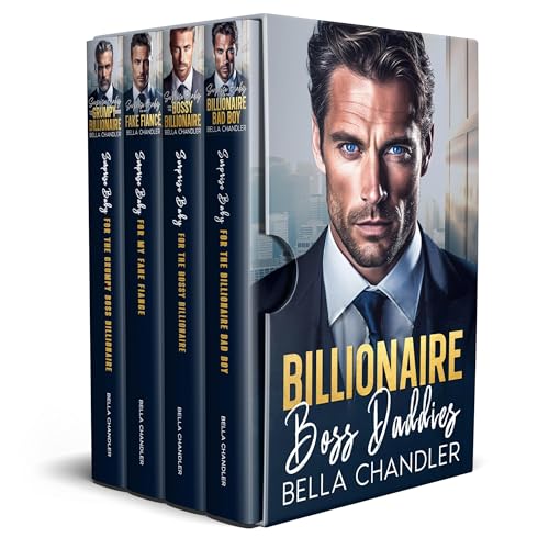 Billionaire Boss Daddies Audiolibro Por Bella Chandler arte de portada