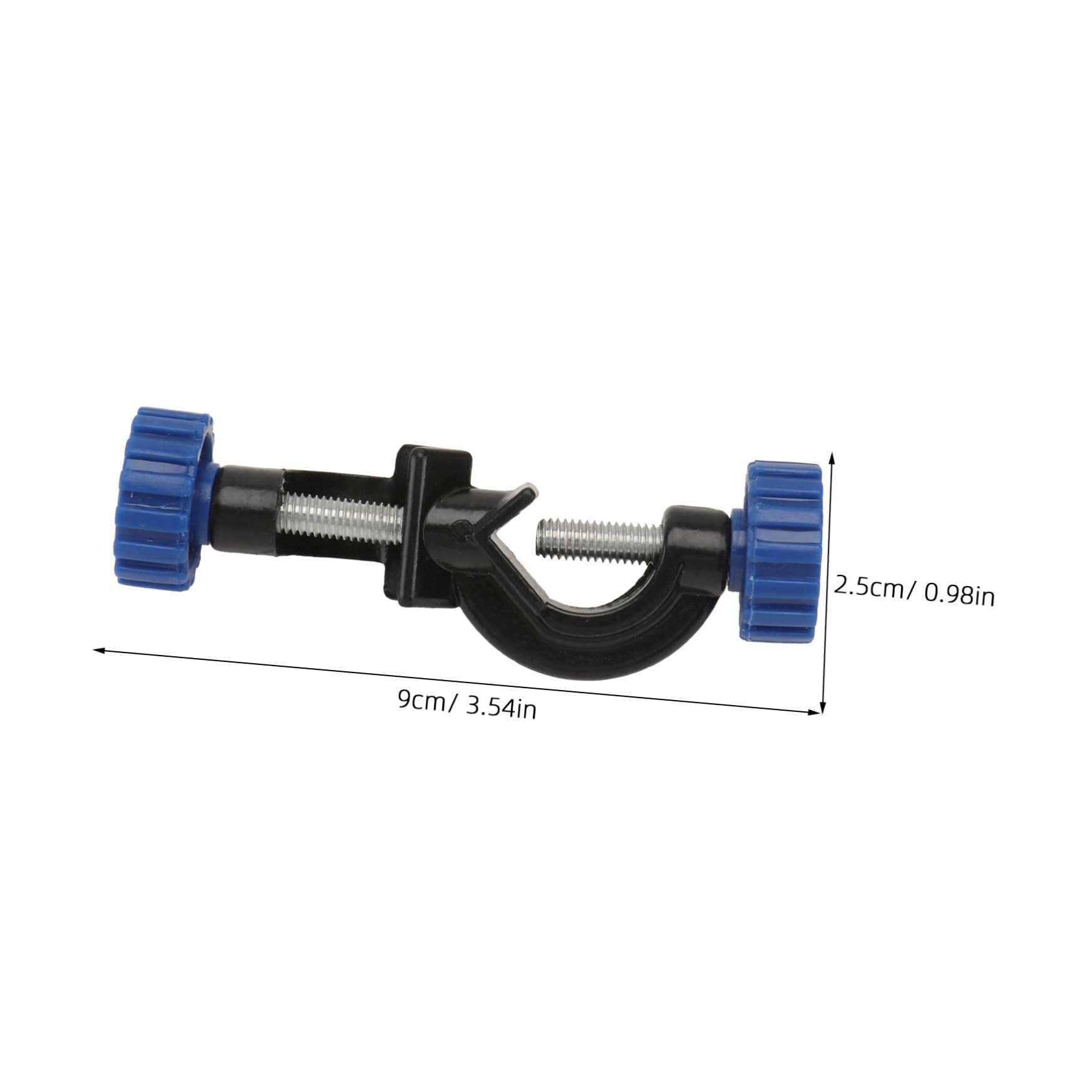 Ensemble de Pinces Trois Broches pour Laboratoire avec Pince pour Flacon et Clip de Support en Alliage de Zinc, Facile à Transporter pour Expériences D'apprentissage