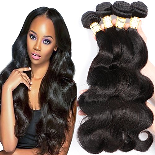 Goldfinch Brazilian Virgin Hair Body Wave 4 Bundles Unprocessed Human Hair Weave 22 24 26 28inch