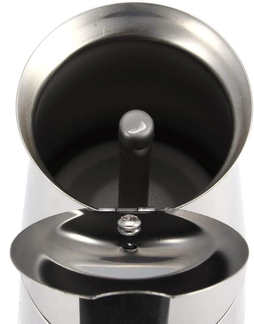 Coffeemaker 200ml Portable Espresso Coffee Maker Moka Pot Stainless Steel With Electric Stove Filter Percolator Coffee Brewer Kettle Pot