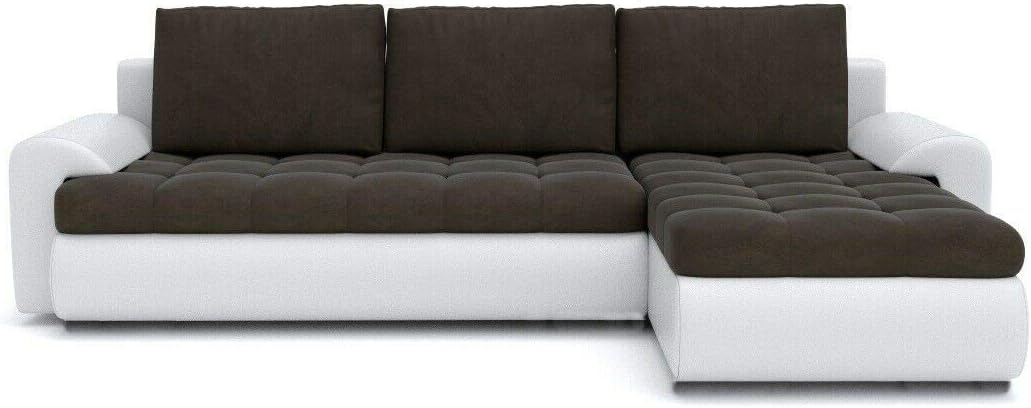 ROMANO FURNITURECorner Sofa Bed Tokyo VI C567BROWN-SOFT17 RIGHT