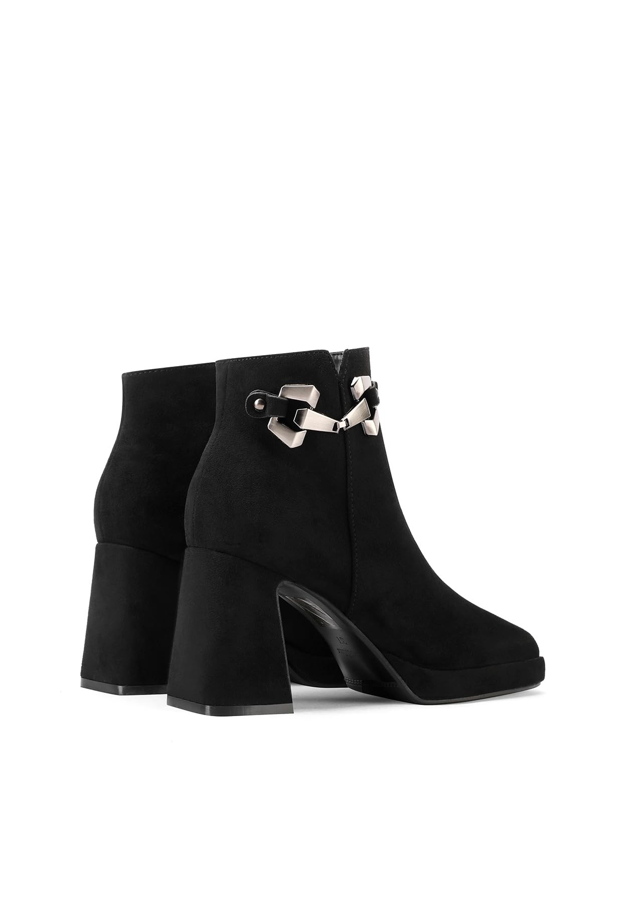 QUEEN HELENA Tronchetti con Tacco Largo Stivaletti Donna ZM9815