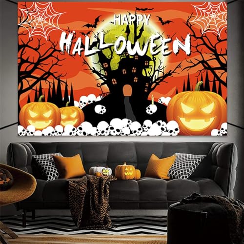 Cenário de cemitério de Halloween, cena de parede de Halloween | de fundo realista de Halloween de a