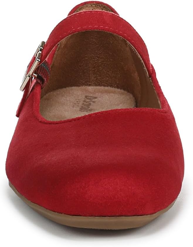 Dr. Scholl's Women's Wexley Mary Jane Flat, Scarlet Red, 8.5 - Image 2