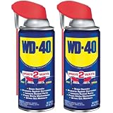 WD-40 Classic Product, Multi-Use Product with Smart Straw Sprays 2 Ways, 9.6 OZ [2-Pack]