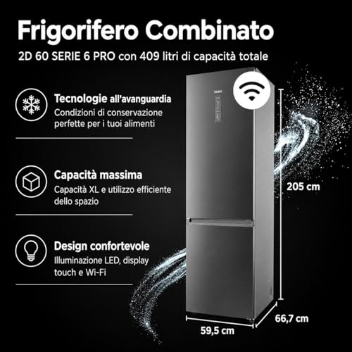HAIER HDPW5620ANPD FRIGORIFERO COMBINATO - 3