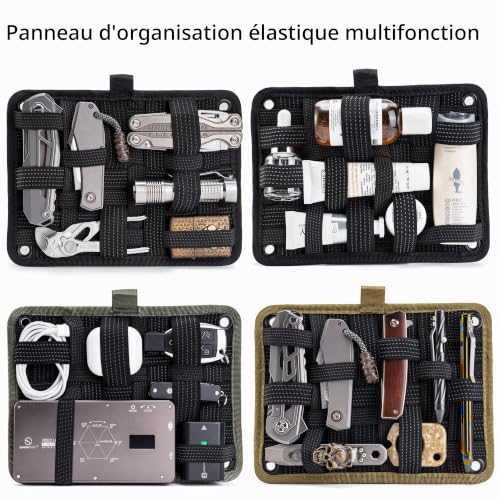 TACTICAL GEEK TCM Organiseur Sac Dos Sac bandoulire Sac fourre-Tout Organisateur tastique Portable pour Voyage, Vacances Organiseur Panneau d'affichage de Patch Tactical Board Patch Organizer – vue 2