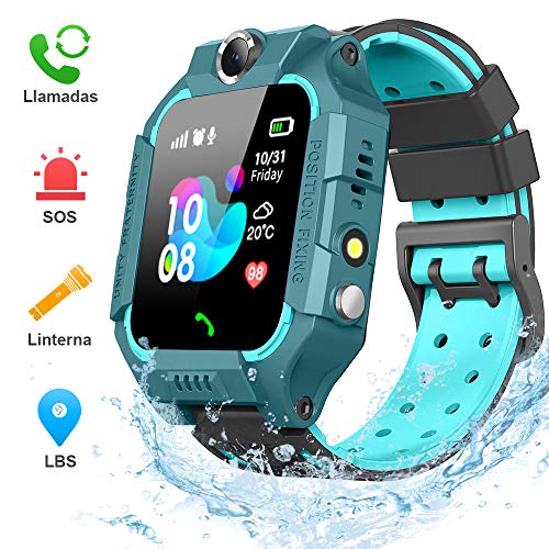 BANLVS Smartwatch Niños, 2019 Nuevo Reloj Inteligente Niños con Flashlight, IP67 LBS...