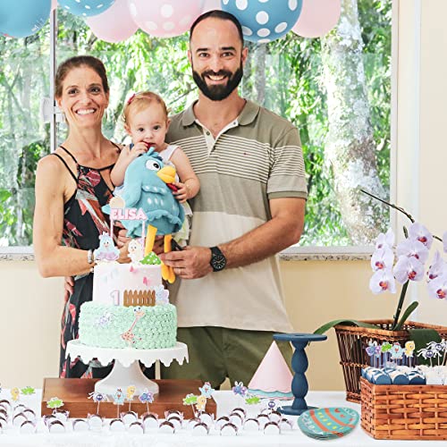 Cieovo ABP-00-1205 24 Pieces Easter Bunny Eggs Party Plates Disposable Party Paper Plates Tableware Set thumb #6